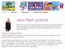 Tablet Screenshot of jeux-flash-fr.com